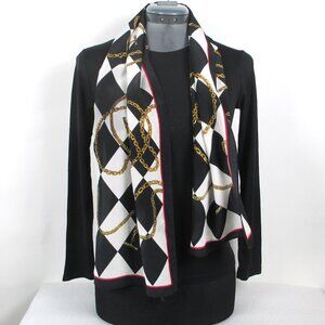 ELAINE GOLD VINTAGE SILK SCARF